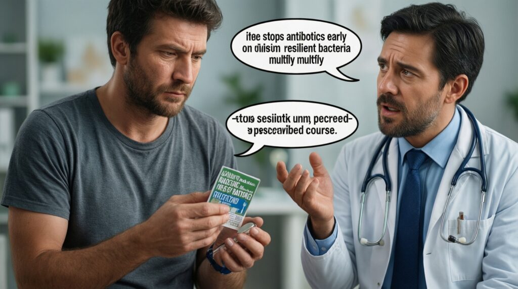 Антибиотикорезистентность: почему растёт и что может сделать каждый пациент - иллюстрация