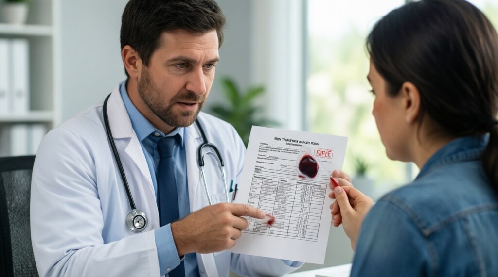 Железодефицит: причины, симптомы, диагностика и нюансы лечения - иллюстрация