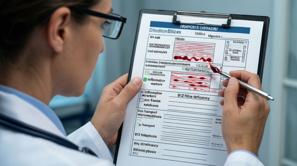 Железодефицит: причины, симптомы, диагностика и нюансы лечения - иллюстрация