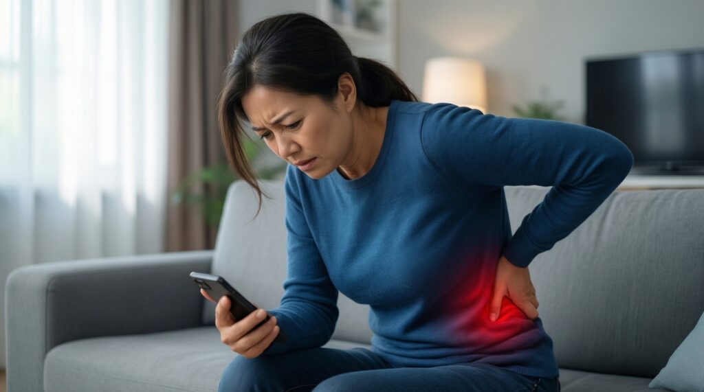 Боль в спине и шее: красные флаги и безопасные шаги самопомощи - иллюстрация