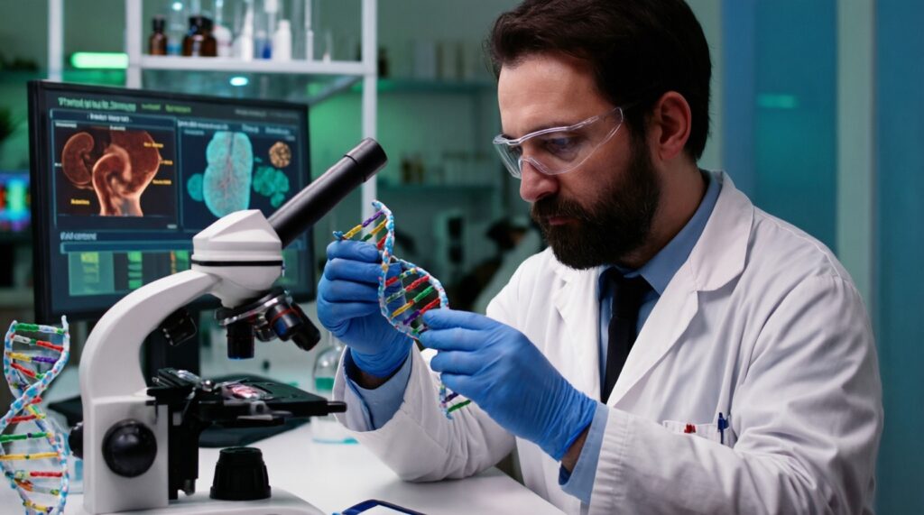 Персонализированная медицина: как генетика меняет подбор лечения - иллюстрация