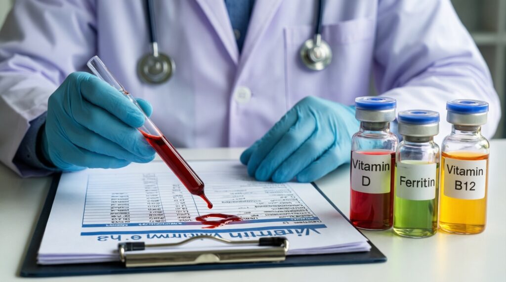 Дефицит витамина D, железа и B12: когда стоит сдавать анализы и как корректировать - иллюстрация