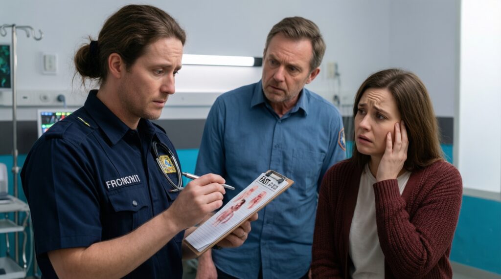 Первая помощь при инсульте и инфаркте: как распознать и что делать до приезда скорой - иллюстрация