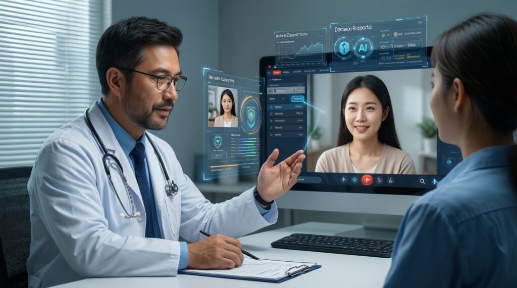 Телемедицина и ИИ в здравоохранении: возможности, ограничения и безопасность данных - иллюстрация